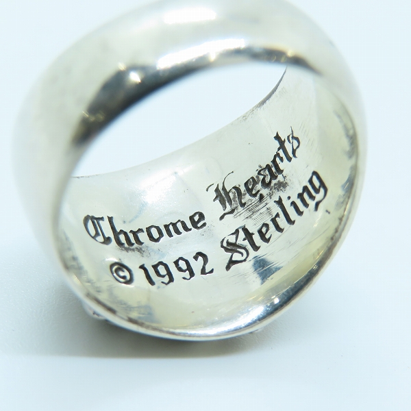 実際に弊社で買取させて頂いた【レシート付】CHROME HEARTS/クロムハーツ キーパーリング 指輪/26.5号の画像 6枚目