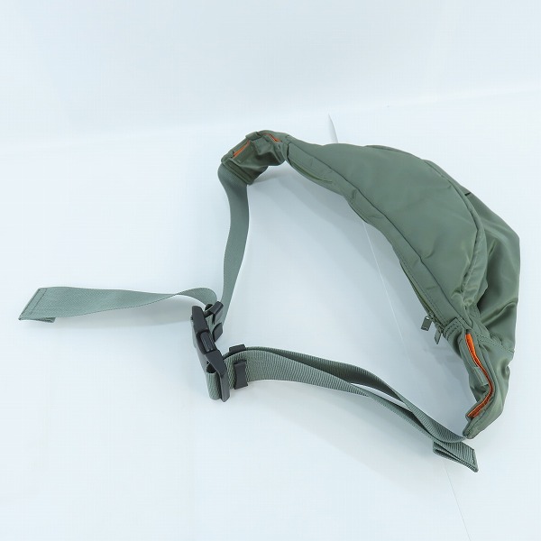 実際に弊社で買取させて頂いた(1)PORTER/ポーター TANKER WAIST BAG L タンカー ウエストバッグ L セージグリーン/622-76628の画像 7枚目