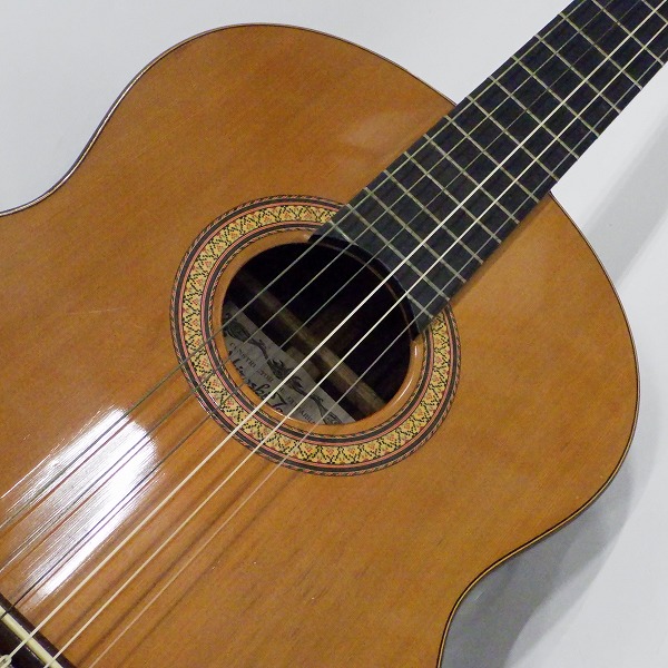 実際に弊社で買取させて頂いた★Hiroshi Tamura/田村廣 P40 クラシックギター1972年製 ハードケース付の画像 5枚目