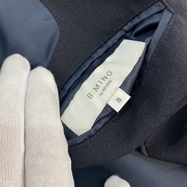 実際に弊社で買取させて頂いたB:MING by BEAMS/ビーミングバイビームス テーラードジャケット Sの画像 2枚目