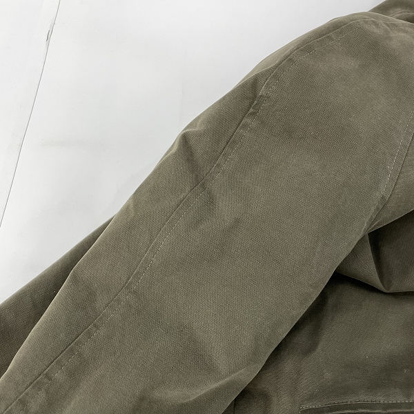 実際に弊社で買取させて頂いたBURBERRYS/バーバリーズ コットン地 裏地チェック柄 ステンカラー コート/Sの画像 6枚目