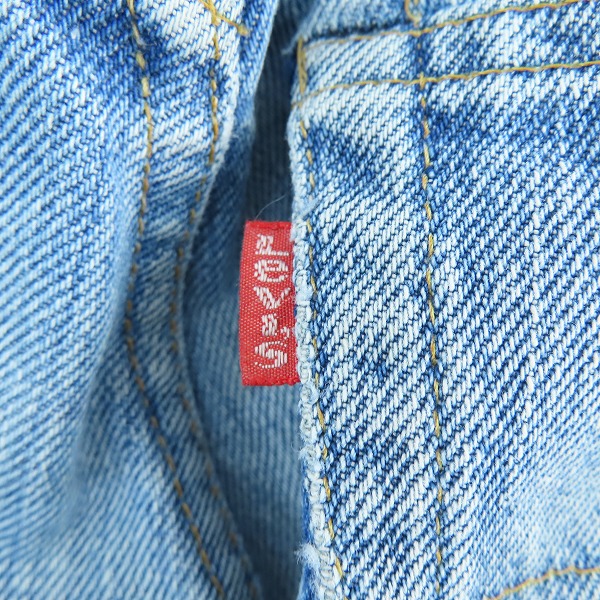実際に弊社で買取させて頂いたLEVI'S/リーバイス 501 ヴィンテージ 66後期 刻印6 スモールe ボタンフライ デニムパンツ 32×36の画像 4枚目