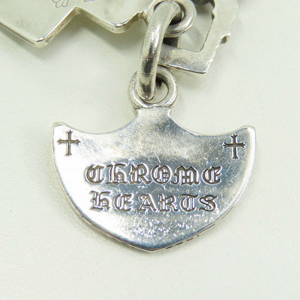 実際に弊社で買取させて頂いたCHROME HEARTS/クロムハーツ スリートリンケッツ ダイヤパヴェ ネックレストップの画像 5枚目