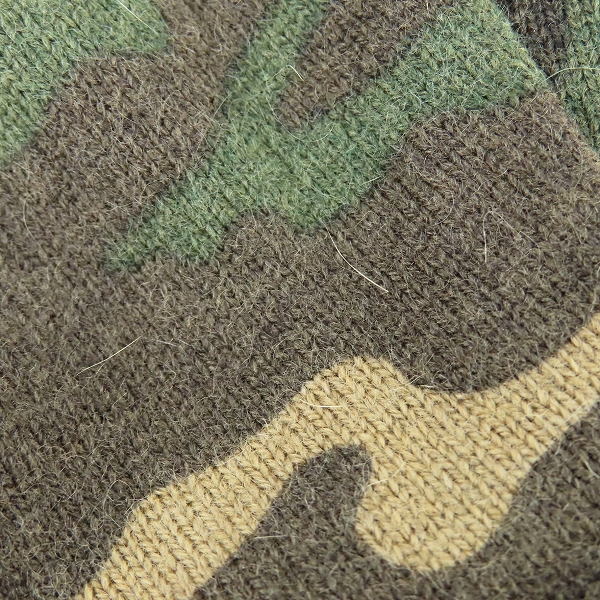 実際に弊社で買取させて頂いたHYSTERIC GLAMOUR/ヒステリックグラマー WOMAN ON SKULL CAMO アンゴラ ウールパーカー0204ND06/Mの画像 6枚目