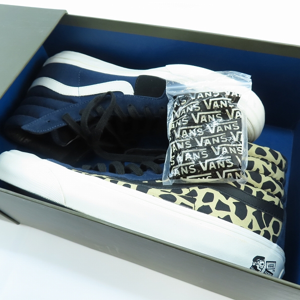実際に弊社で買取させて頂いたVANS×TAKA HAYASHI/バンズ×タカハヤシ STYLE 138 LX CHEETAH FIELD ハイカットスニーカー VN0A3ZCOURE/28.5の画像 8枚目