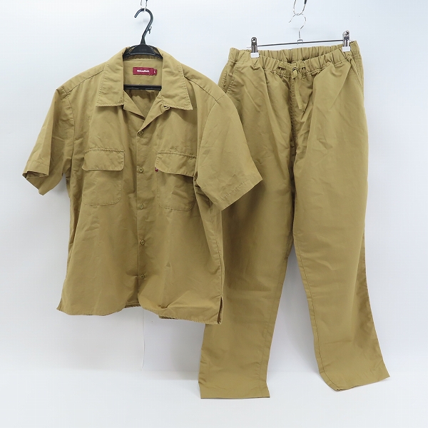 実際に弊社で買取させて頂いたHIDEANDSEEK/ハイドアンドシーク 半袖 ボタンシャツ/パンツ セットアップ/L