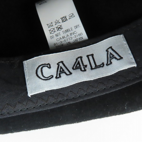 実際に弊社で買取させて頂いたCA4LA/カシラ MAY FELT3 アシンメトリーキャスケット/ONM01729の画像 6枚目