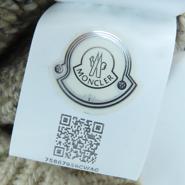 実際に弊社で買取させて頂いた【JPタグ】MONCLER/モンクレール MAGLIONE TRICOT GIROCOLLO タートルネックニット C20919023000 999AX/XLの画像 5枚目