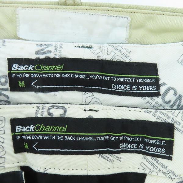実際に弊社で買取させて頂いたBackChannel/バックチャンネル ショーツ/ハーフパンツ 3点セットの画像 2枚目