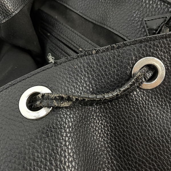 実際に弊社で買取させて頂いた【難有】HYSTERIC GLAMOUR/ヒステリックグラマー バックパック/リュックサック ブラックの画像 8枚目