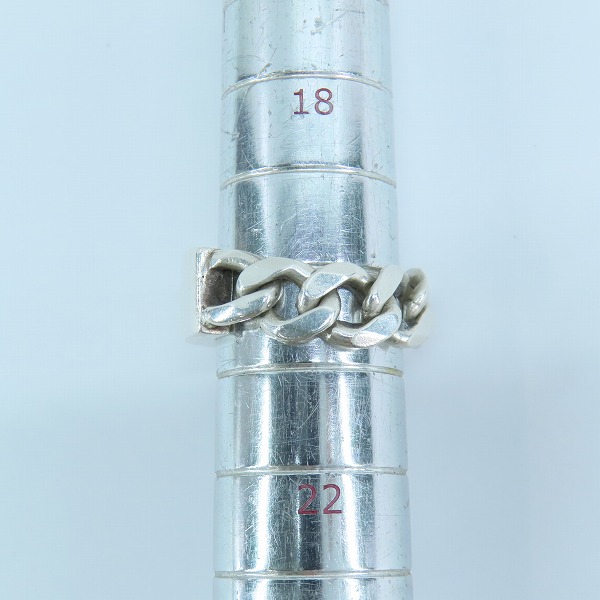 実際に弊社で買取させて頂いたTENDERLOIN/テンダーロイン ID コンビチェーンリング 20号-20.5号の画像 7枚目