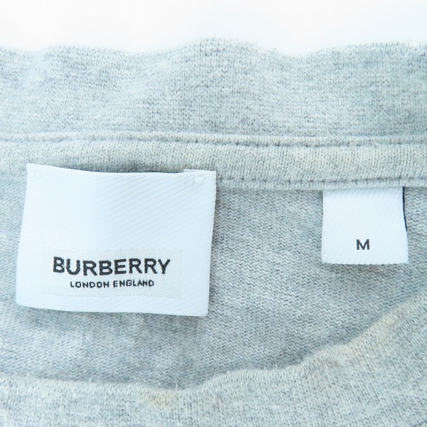 実際に弊社で買取させて頂いたBURBERRY/バーバリー logo long-sleeved t-shirt/レイヤード長袖Tシャツ 8030263/Mの画像 2枚目