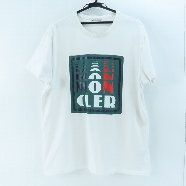 実際に弊社で買取させて頂いた【JPタグ】MONCLER/モンクレール  プリント Tシャツ/半袖カットソー F10918C71010/XXL