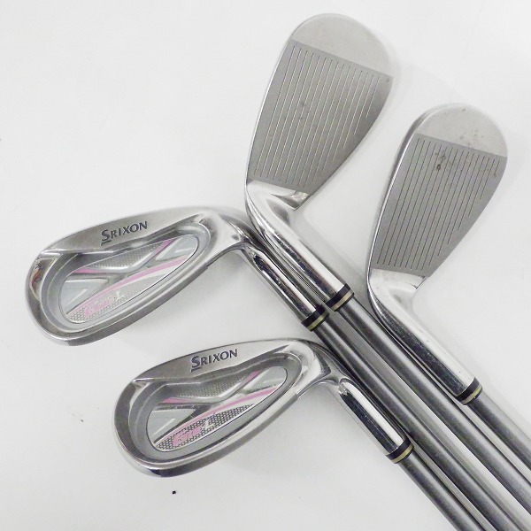 実際に弊社で買取させて頂いたDUNLOP/ダンロップ SRIXON/スリクソン GiE-L レディース アイアン #8,9,P,Sw 4本セット SV-3024J FLEX:Lの画像 3枚目