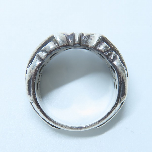 実際に弊社で買取させて頂いたCHROME HEARTS/クロムハーツ K&Tリング 17.5号の画像 5枚目
