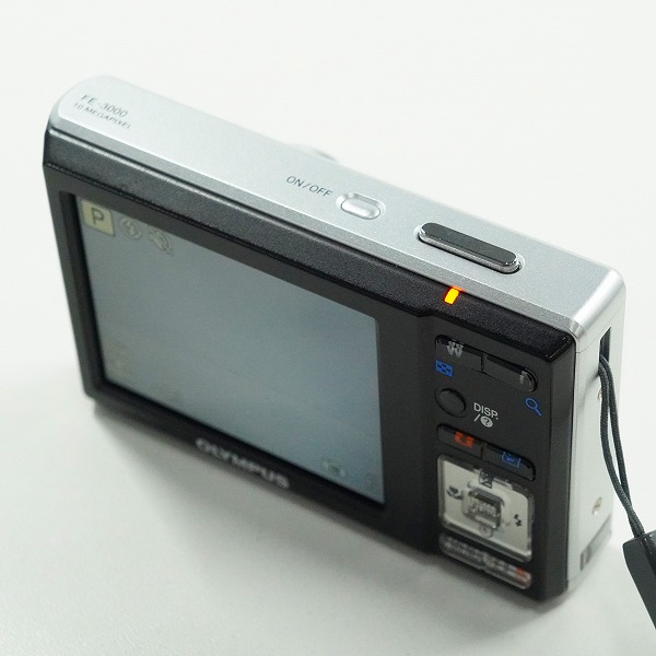 実際に弊社で買取させて頂いたOLYMPUS/オリンパス CAMEDIA fe FE-3000 コンパクトデジタルカメラ 動作確認済みの画像 2枚目