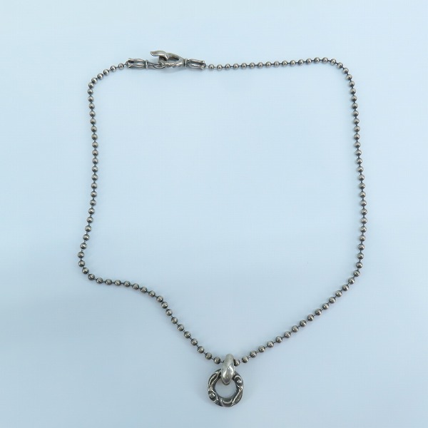 実際に弊社で買取させて頂いたLONE ONES/ロンワンズ リンクドクレーンリング ペンダント MFフック ボールチェーンネックレスの画像 8枚目