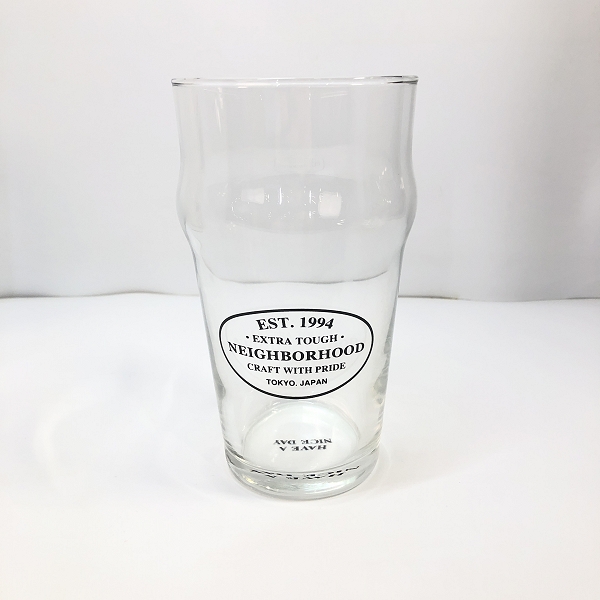 実際に弊社で買取させて頂いたNEIGHBORHOOD/ネイバーフッド PINT G-GLASS グラス コップ HAVE A NICE DAY 161MYNH-AC02