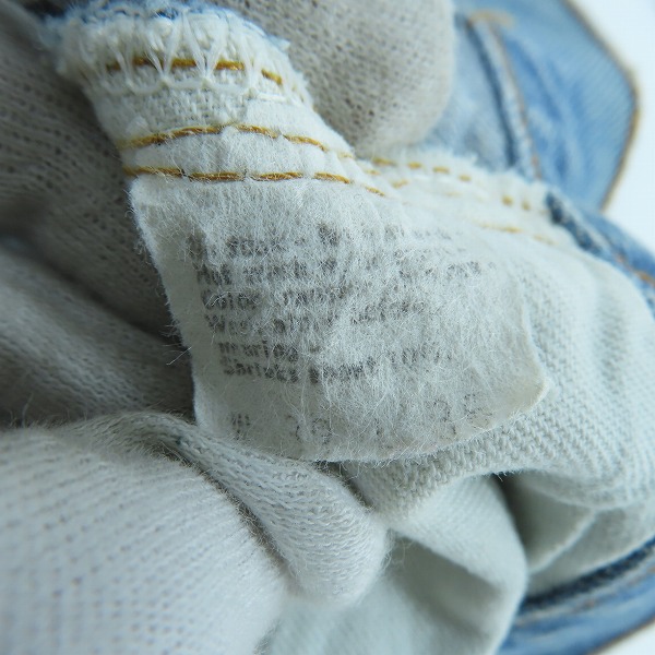 実際に弊社で買取させて頂いたLEVIS/リーバイス 80年製 501 ボタン裏刻印524 赤耳/スモールe ボタンフライ デニムパンツ/W32×L35の画像 6枚目