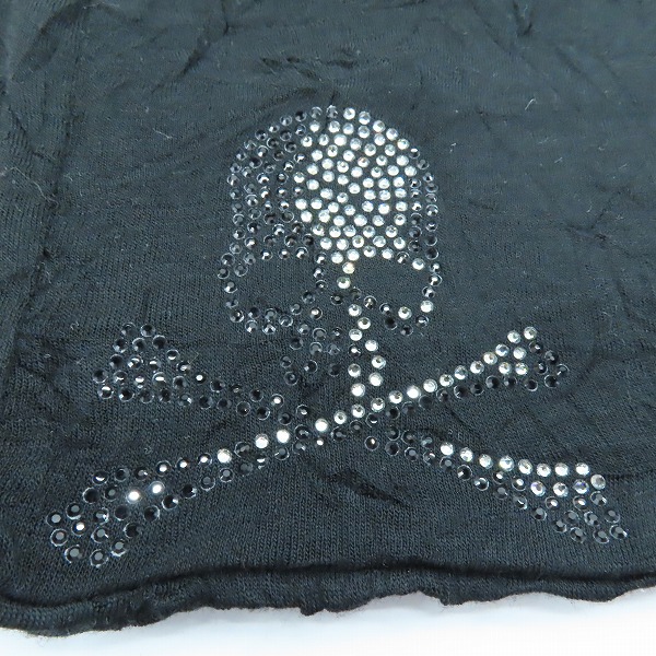 実際に弊社で買取させて頂いたroar/ロアー スワロフスキー スカル ニット帽 ウール混 08124021の画像 6枚目