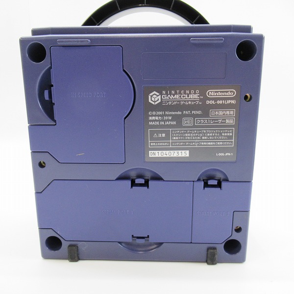実際に弊社で買取させて頂いた【ジャンク】任天堂 Nintendo GAMECUBE/ニンテンドーゲームキューブ 本体 DOL-001の画像 5枚目