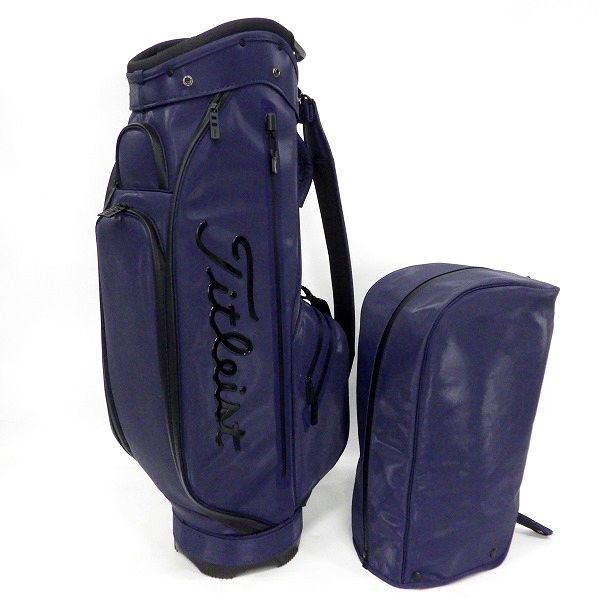 実際に弊社で買取させて頂いたTitleist/タイトリスト CB132 エリートパフォーマンス 5 STADRY 防水仕様 9.5型 5分割キャディバッグ ネイビーの画像 1枚目