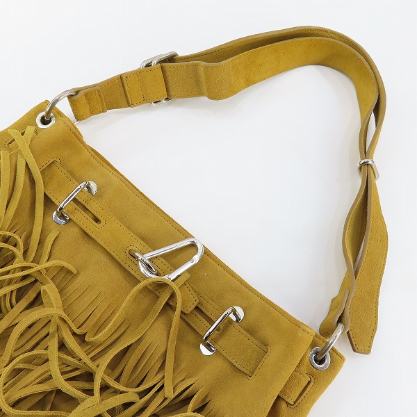 実際に弊社で買取させて頂いたPORTER×5525gallery/ポーター×5525ギャラリー フリンジ スエード ショルダーバッグの画像 2枚目