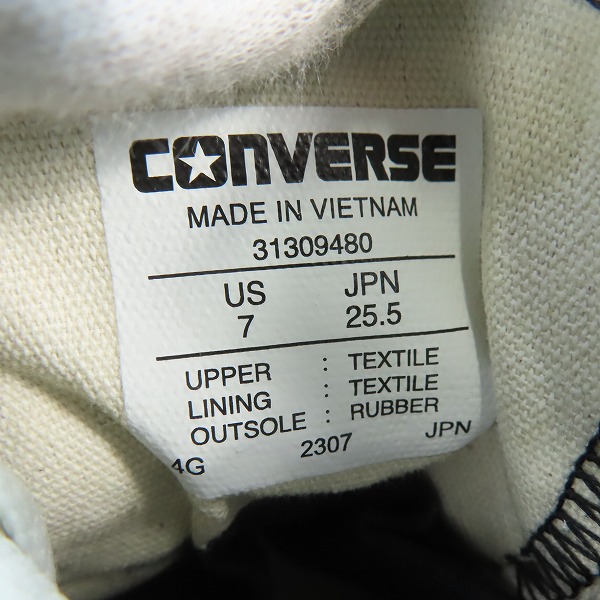 実際に弊社で買取させて頂いたCONVERSE/コンバース ALL STAR GORE TEX HI/オールスター ゴアテックス ハイカット 31309480/25.5の画像 5枚目