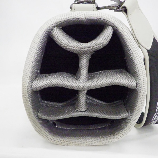 実際に弊社で買取させて頂いたNIKE Golf/ナイキ BG0261 ゴルフ 6分割キャディバッグ グレーｘブラックの画像 3枚目