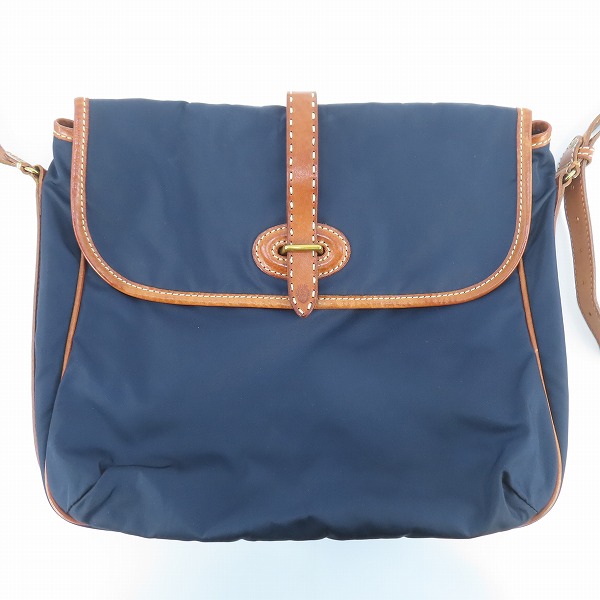 実際に弊社で買取させて頂いたFelisi/フェリージ ショルダーバッグ ナイロン×レザー 13-15