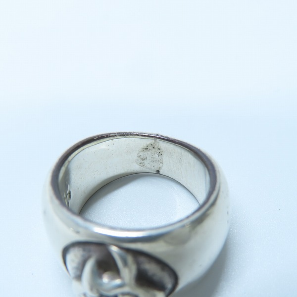 実際に弊社で買取させて頂いたCHROME HEARTS/クロムハーツ ケルティック ドッグインバンド リング 11.5号 の画像 8枚目
