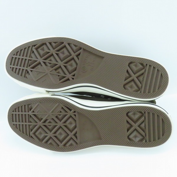 実際に弊社で買取させて頂いたCONVERSE/コンバース 日本製 CANVAS AS J HI キャンバス スニーカー カーキ/8の画像 2枚目