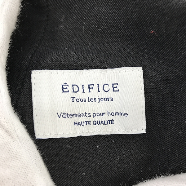 実際に弊社で買取させて頂いたEDIFICE/エディフィス ウールスラックスパンツ 42の画像 2枚目