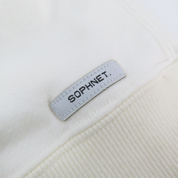 実際に弊社で買取させて頂いたSOPHNET. /ソフネット スウェット  ホワイト SOPH-222041/Sの画像 5枚目
