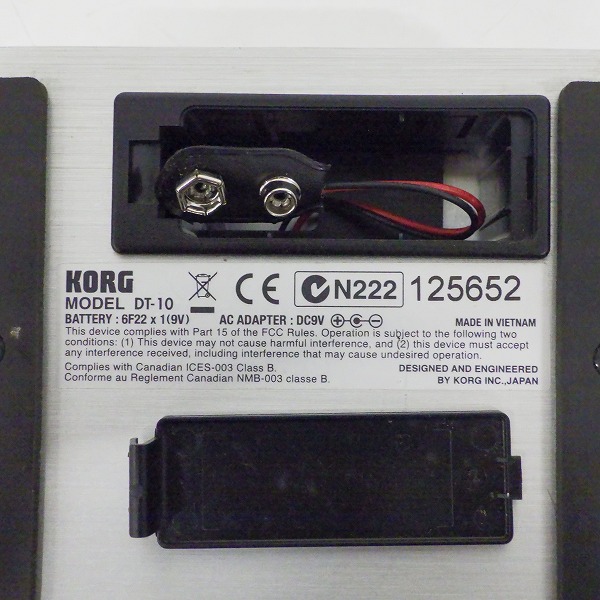 実際に弊社で買取させて頂いたKORG/コルグ DT-10 エレキギター/ベース用 デジタルチューナー【動作確認済】の画像 7枚目