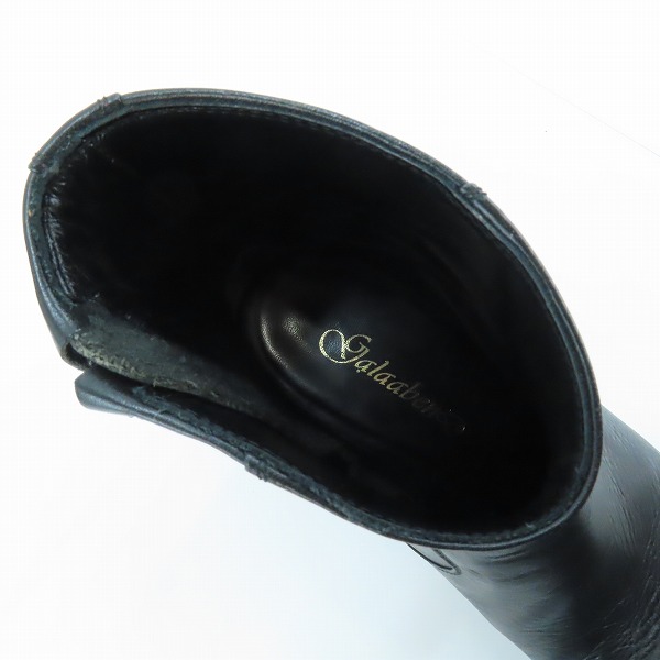 実際に弊社で買取させて頂いたGalaabenD/ガラアーベント グレンソンキップ サイドジップ ヒール ブーツ/Sの画像 4枚目