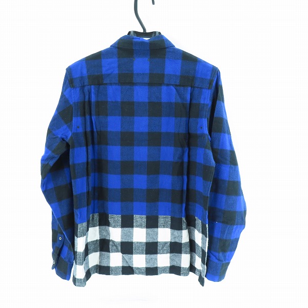 実際に弊社で買取させて頂いたSOPHNET./ソフネット FLANNEL CHECK SPLIT SHIRT 切り替え 長袖 チェック ネルシャツ  SOPH-178064 /Sの画像 1枚目