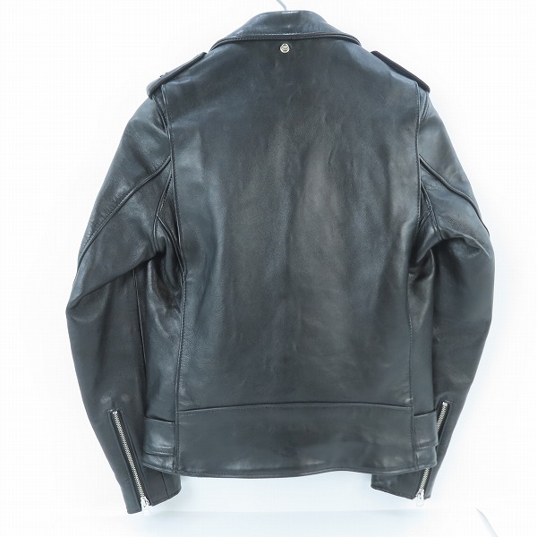 実際に弊社で買取させて頂いたSchott/ショット SHEEP ONE STAR RIDERS JKT/シープ ワンスター ライダースジャケット 7646 217US/36の画像 1枚目