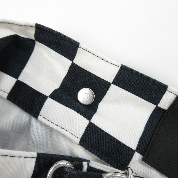 実際に弊社で買取させて頂いたHYSTERIC GLAMOUR×G.V.G.V. /ヒステリックグラマー×ジーヴィージーヴィー CHECKERED PATTERN コットン スカート GV1831015/34の画像 6枚目