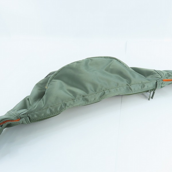実際に弊社で買取させて頂いた(1)PORTER/ポーター TANKER WAIST BAG L タンカー ウエストバッグ L セージグリーン/622-76628の画像 2枚目