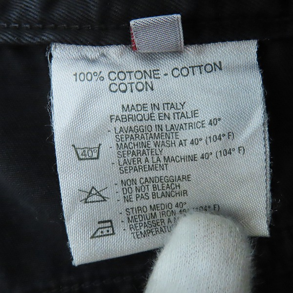 実際に弊社で買取させて頂いたVERSACE CLASSIC/ヴェルサーチクラシック コットン ワイドパンツ ブラック/34の画像 5枚目