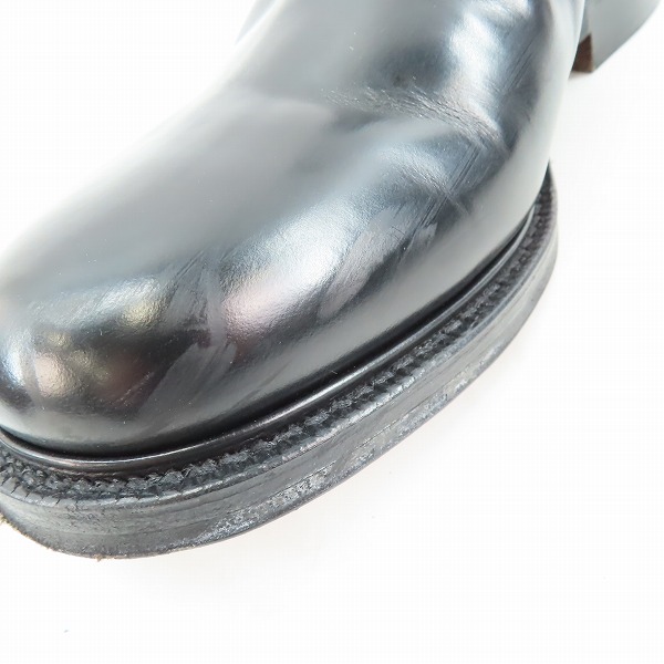 実際に弊社で買取させて頂いたChurch's/チャーチ WELLS 103ラスト サイドゴアブーツ BLACK POLISH BINDER/8.5Fの画像 6枚目