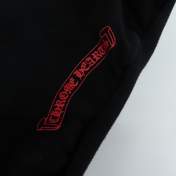 実際に弊社で買取させて頂いた【JPタグ】CHROME HEARTS/クロムハーツ FOTI/フォティ 袖ロゴプリントジップパーカー/Lの画像 8枚目