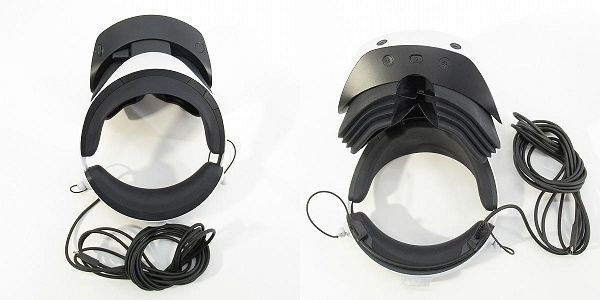 実際に弊社で買取させて頂いたSONY/ソニー PlayStation VR2/PS VR2 コントローラー ヘッドセット CFI-ZVR1 社外製充電スタンド付き【動作未確認】の画像 3枚目