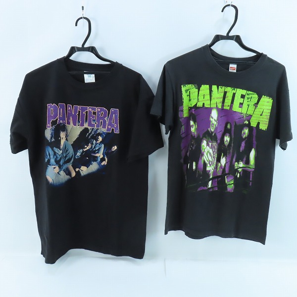 実際に弊社で買取させて頂いたWinterland/Hanes PANTERA/パンテラ 90s ヴィンテージ バンドTシャツ 2点セット