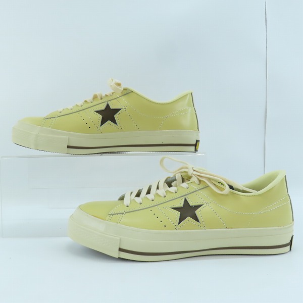 実際に弊社で買取させて頂いたCONVERSE/コンバース ONE STAR OX CREAM レザー スニーカー/7.5の画像 3枚目