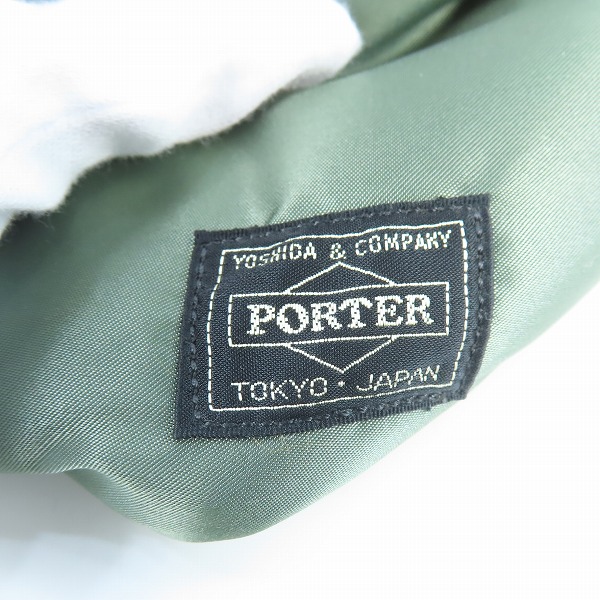 実際に弊社で買取させて頂いた【未使用】PORTER/ポーター TANKER WAIST BAG (L) タンカー ウエストバッグ L セージグリーン/622-76628の画像 4枚目