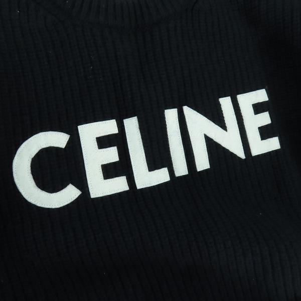 実際に弊社で買取させて頂いた【JPタグ】CELINE/セリーヌ 22SS エンブロイダリー オーバーサイズセーター 2A19R423P.38NO/Lの画像 6枚目