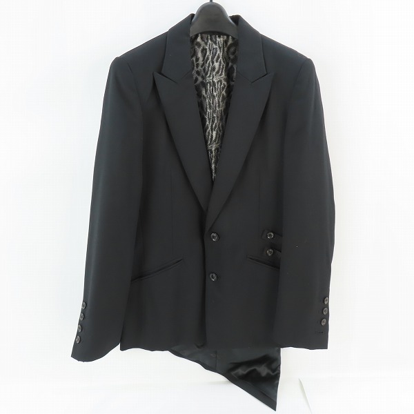 実際に弊社で買取させて頂いたRoen/ロエン 裏地レオパード柄 レイヤード テーラードジャケット 70131004 /48