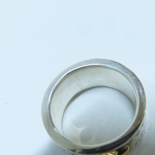 実際に弊社で買取させて頂いたARIZONA FREEDOM/アリゾナフリーダム K18 サンダーバード 平打ちリング R-7b/11号の画像 7枚目